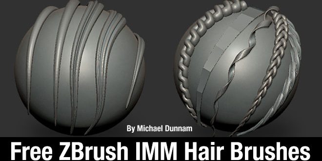 hair zbrush brush