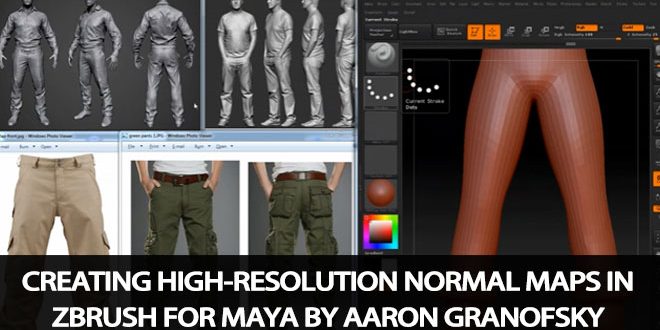 how to create normal map in zbrush for maya