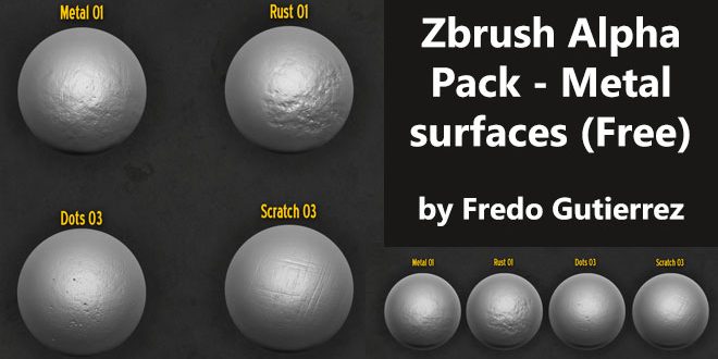 forged metal alpha zbrush