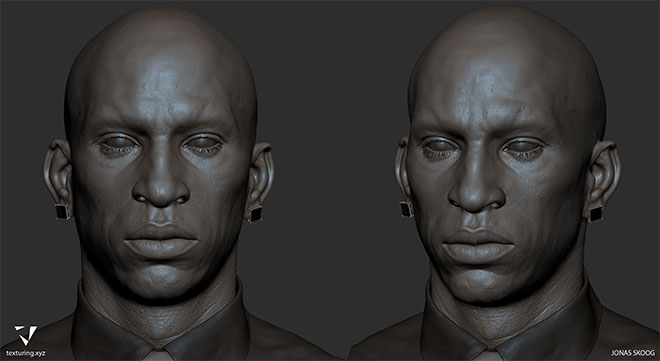 3D Head Sculpt by Jonas Skoog – zbrushtuts