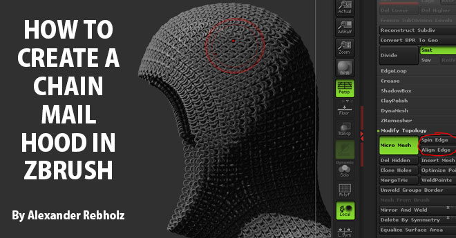 chainmail alpha in zbrush