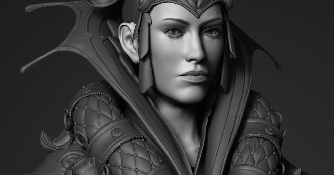 Queen 3D Art by Bertrand Saint Martin – zbrushtuts