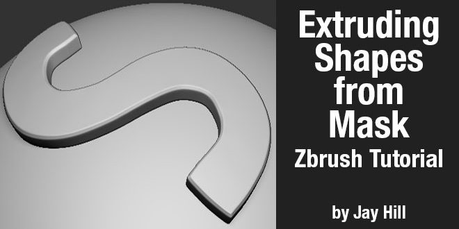 how to extrude a shape zbrush