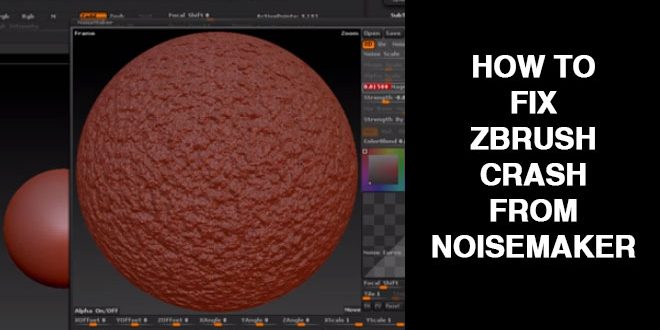 what is causing my zbrush to crash