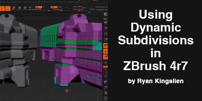 shortcut for dynamic subdivision zbrush