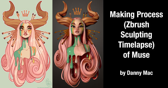 Making Process (Zbrush Sculpting Timelapse) of Muse by Danny Mac ...