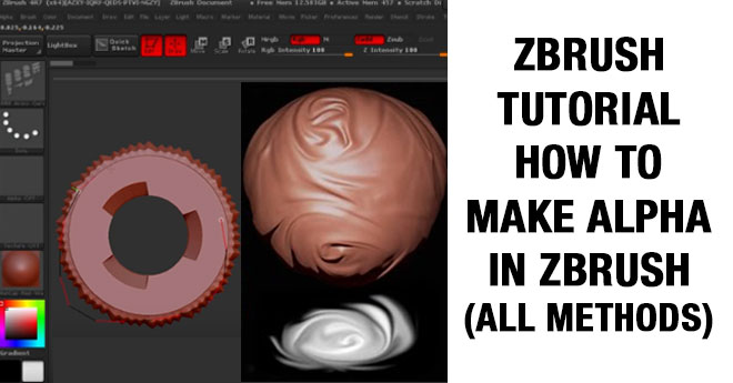 how to male alphas larger zbrush