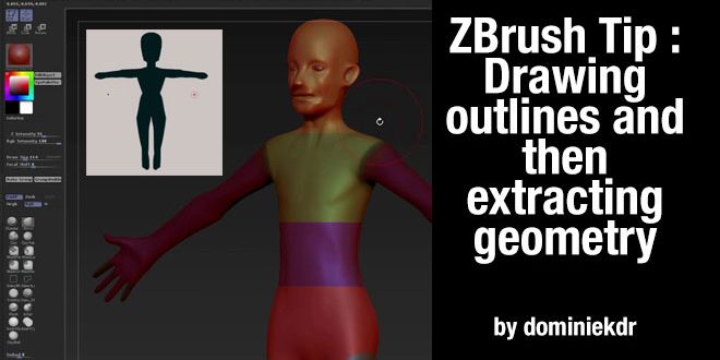 zbrush outline