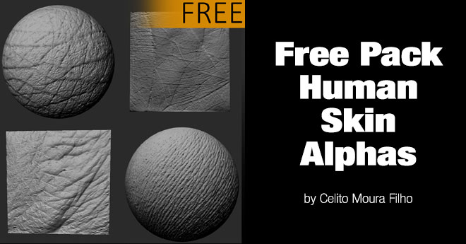 free zbrush skin alphas
