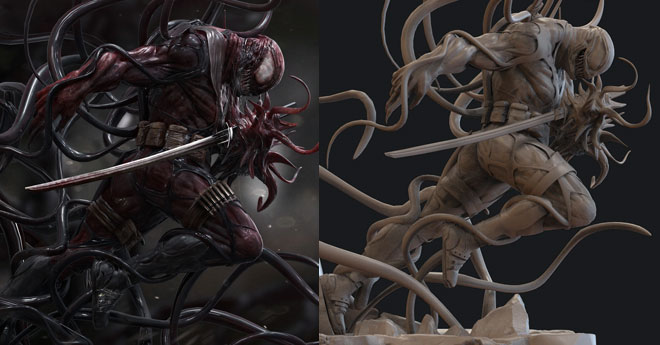 Deadpool Symbiote