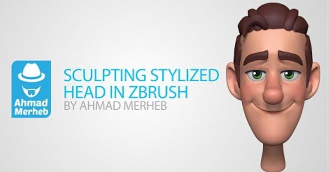 Zbrush Tutorial – Stylized Head Sculpting by Ahmad Merheb – zbrushtuts